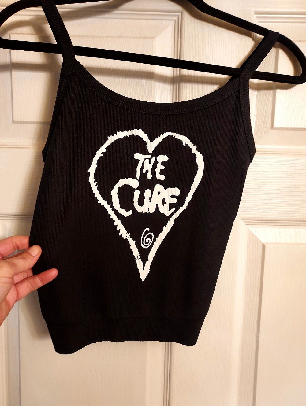 The cure crop top spiral design The cure shirt The cure tank top Heart Design